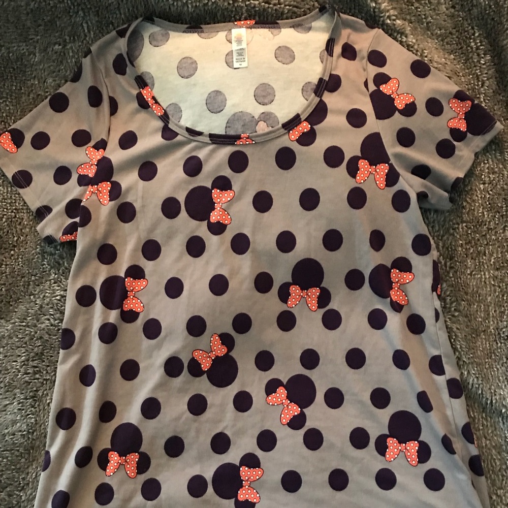 Lularoe purple Disney Classic Tee medium